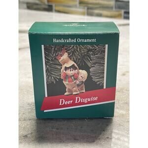 Hallmark Ornament 1989 Keepsake Deer Disguise Kids in Costume
